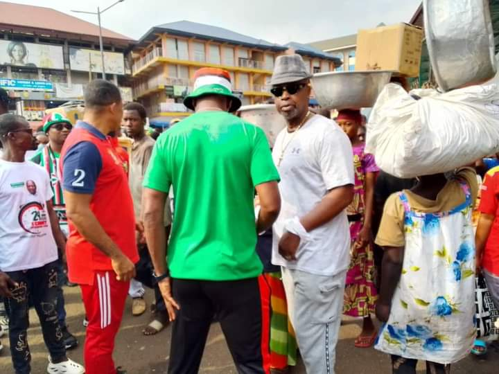 COP Kofi Boakye spotted at John Mahama’s ‘Building Ghana Tour’ in Ashanti Region