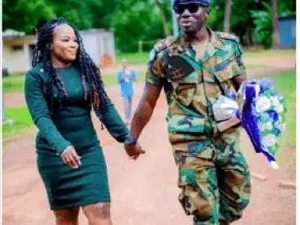 ‘Soldierman’ off duty to support wife; Meet Chef Faila’s husband