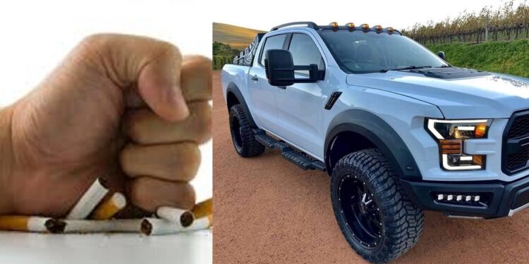 Man buys Ford Ranger after quitting smoking for 3 years