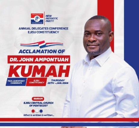NPP set to unanimously endorse John Kumah as candidate for 2024 parliamentary election