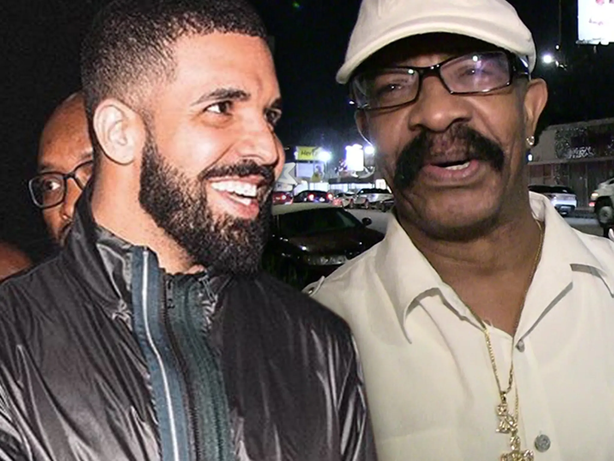 Drake reunites with his father, who served a 15-year ban from Canada