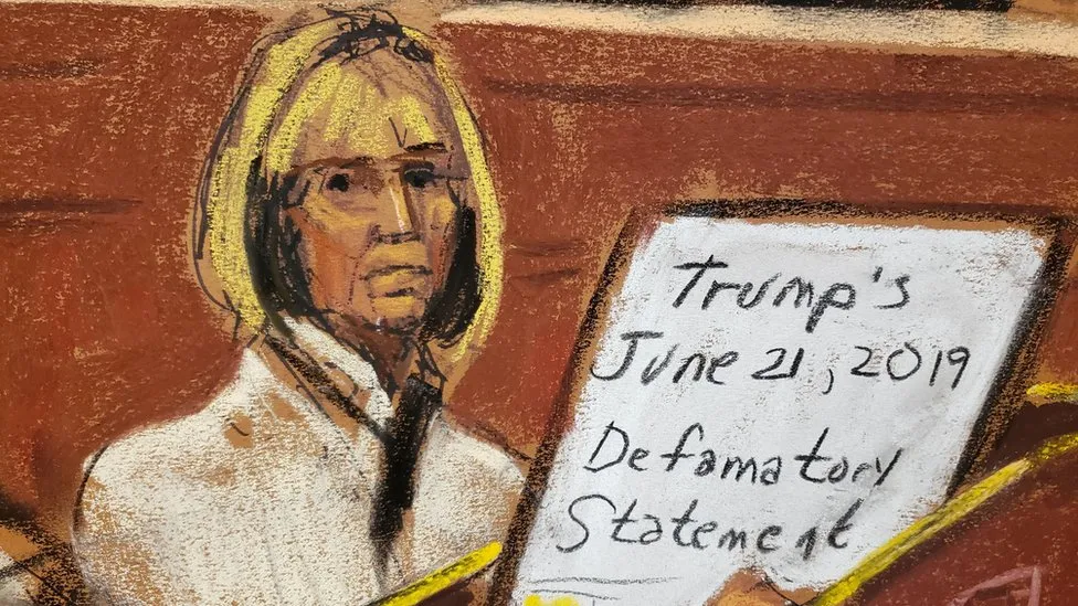E Jean Carroll provides testimony in Trump slander trial