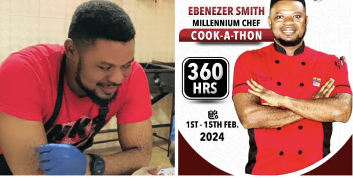 Ghanaian Chef aims to set new cooking Marathon record for 360hrs