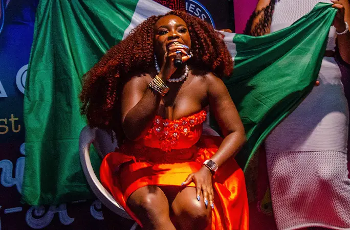 Ewa Cole from Nigeria sets record for longest marathon singing Christmas songs for 31hrs