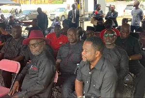 Some GFA officials attend burial service of E.T Mensah