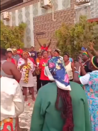 Black stars supporters in Ivory Coast spotted in intense prayer ahead of Egypt game
