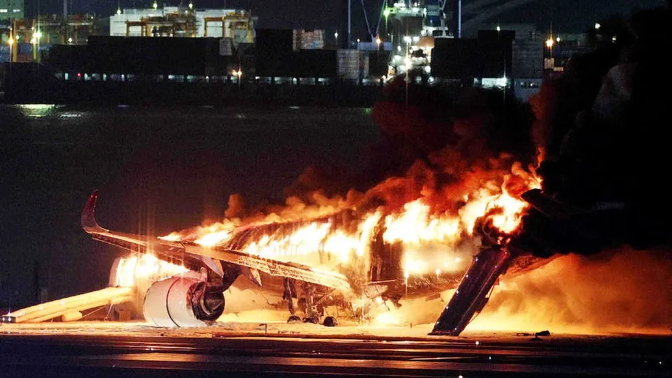 How crew managed perfect escape from Japan jet fire