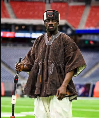 Video: Jeremiah Owusu-Koramoah’s breathtaking Ghanaian-influenced appearance at NFL playoffs