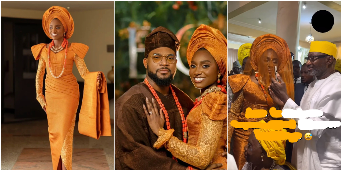 Femi Otedola’s niece, Tiwi, unveiled as bride of Nollywood actor Kunle Remi