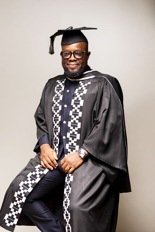Date Rush host, Giovani Caleb, bags master’s degree in Marketing Strategy from UGBS