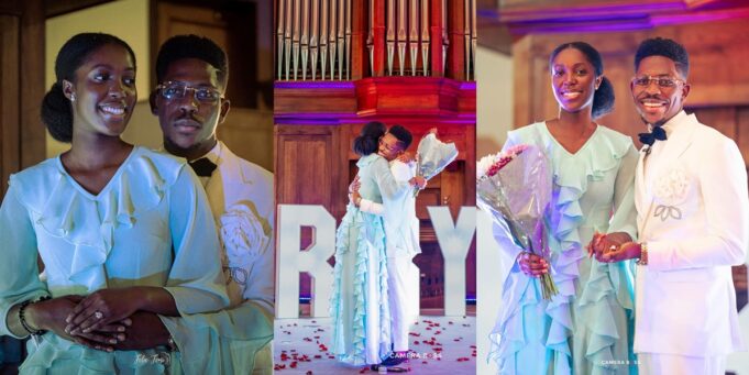 Nigerian gospel musician, Moses Bliss engaged, finally reveals fiancée’s identity