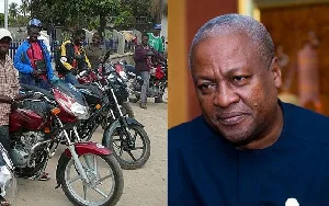 No government can kill your business – Mahama tells ‘Okada’ riders