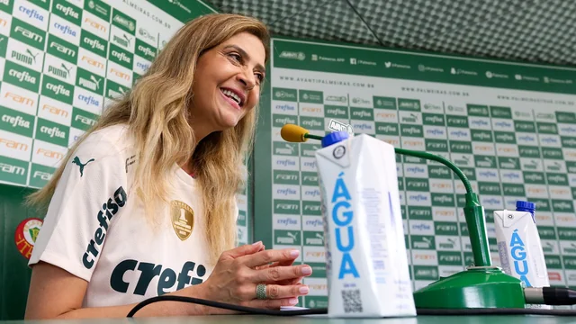 Palmeiras president holds exclusively female news conference