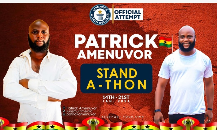 I invented Stand-a-Thon; there was no category on GWR official page –  Patrick Amenuvour confesses