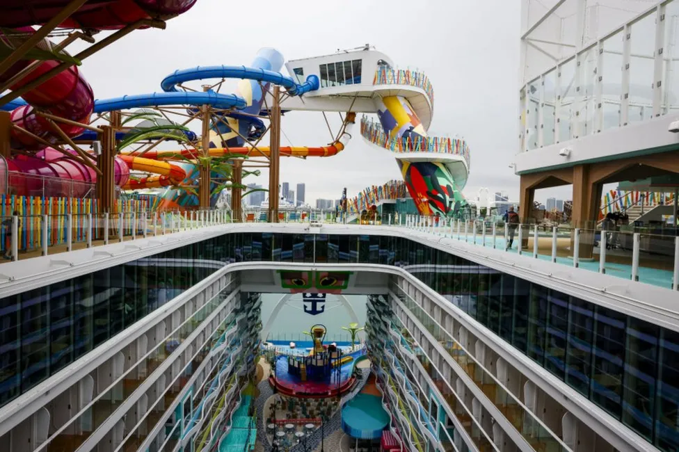 Icon of the Seas: Biggest cruise ship in the world begins its first journey from Miami