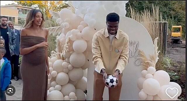 Thomas Partey and girlfriend welcome baby girl