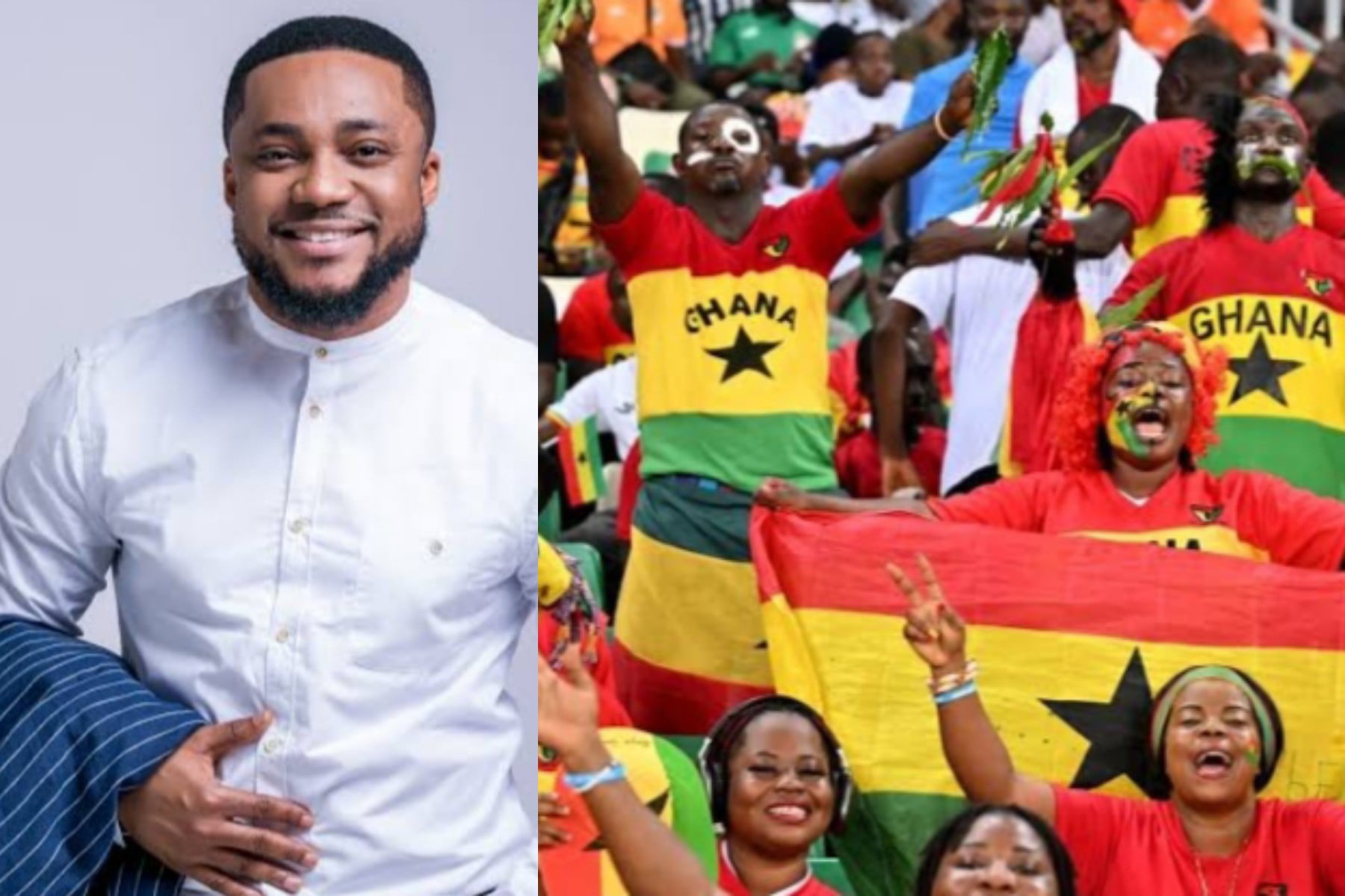 “This one pain me sha” – Nigerian gospel singer Tim Godfrey reacts to Ghana Vs Mozambique game