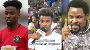 Video: Ex-Man Utd player’s visit to T.B Joshua for healing surfaces