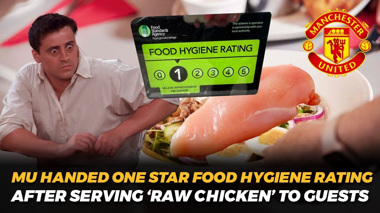 Man Utd slammed after serving raw chicken to guests at Old Trafford