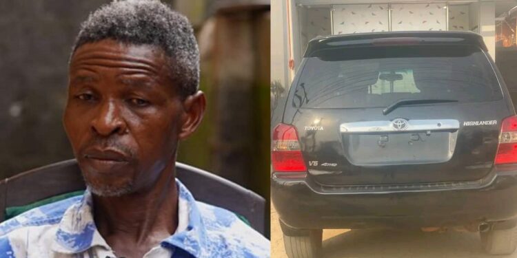 Anonymous individual gifts Mohbad’s dad, Joseph Aloba a car