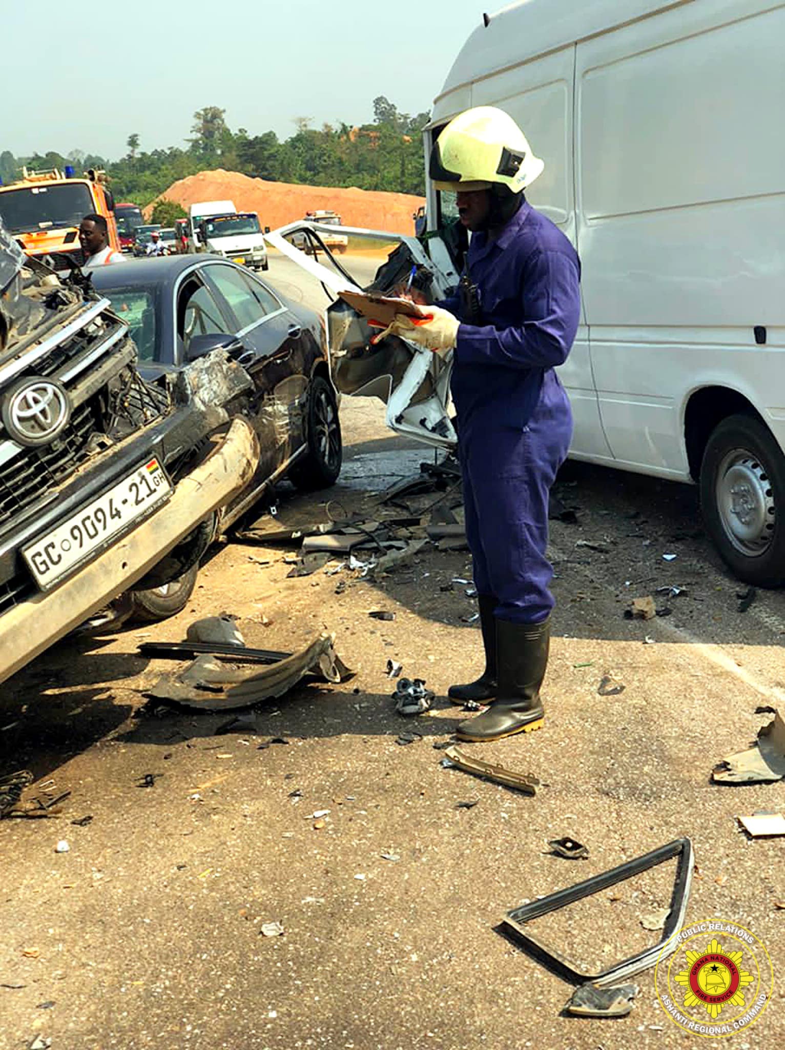 Road crashes in Ahafo Region declined by 9.38% in first half of 2024