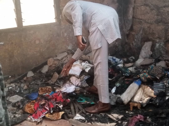 “Nothing was retrieved from the house” – NPP Savannah Region Chairman on burnt 15-bedroom house
