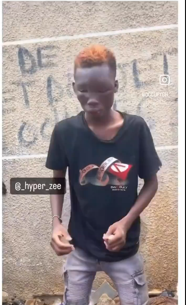 Video: The moment a thief was forced to dance after he was caught and beaten to pulp