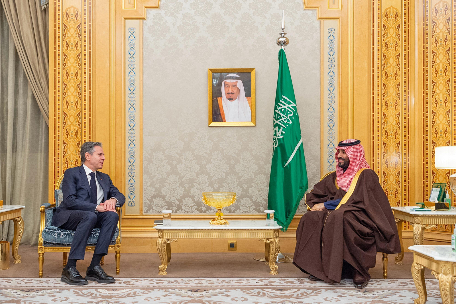 Crown Prince of Saudi Arabia and Blinken speak on “regional coordination” to end Gaza War