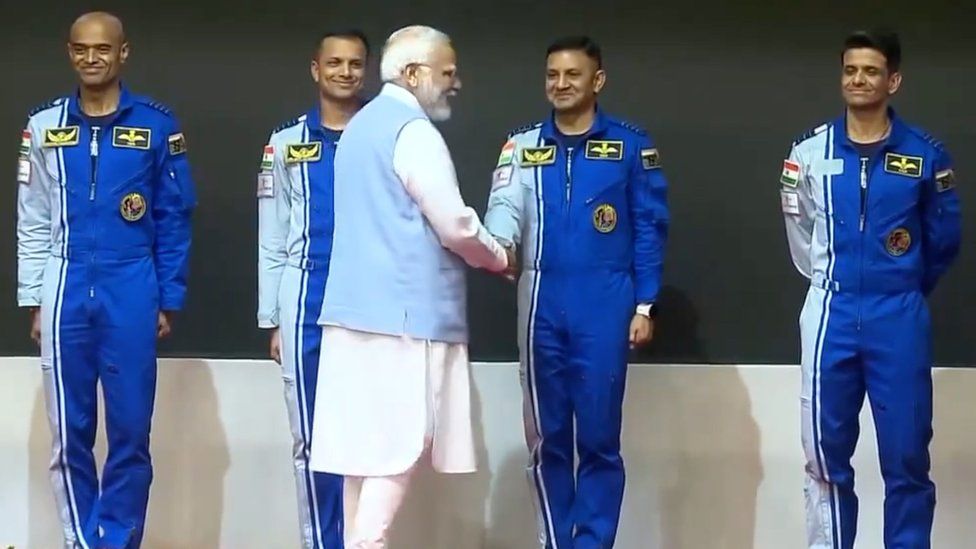 India unveils Air Force pilots for historic Gaganyaan space flight