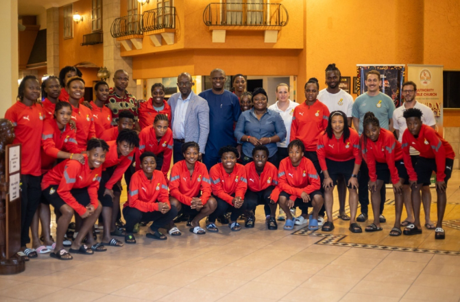 Black Queens receive per diems from Sports Ministry ahead of Zambia encounter