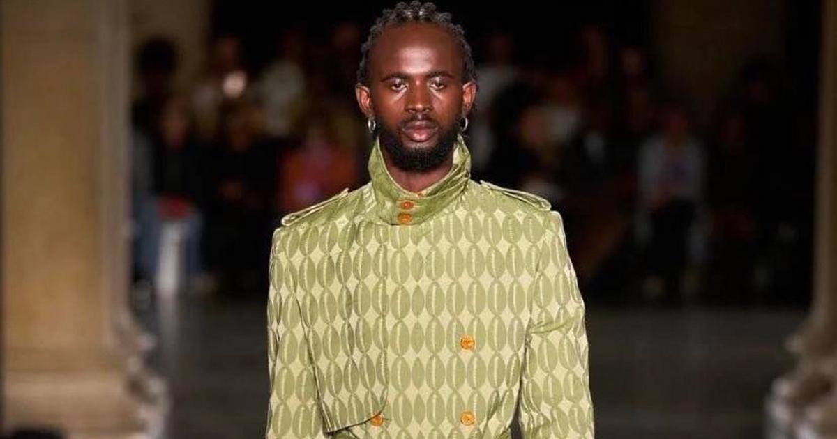Black Sherif steals the show wearing Labrum at London Fashion Week