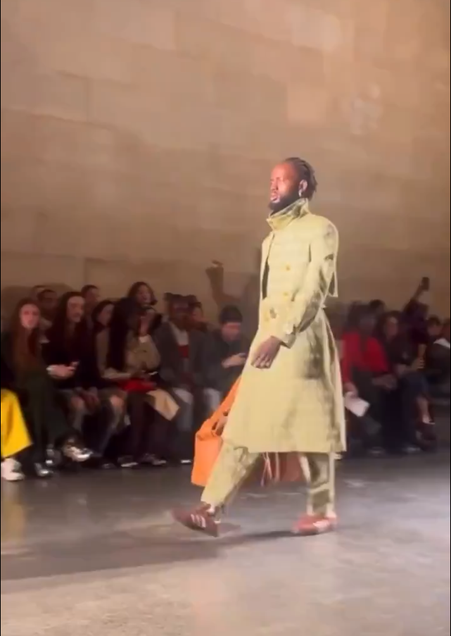 Watch Black Sherif hit the runway at London Fashion week