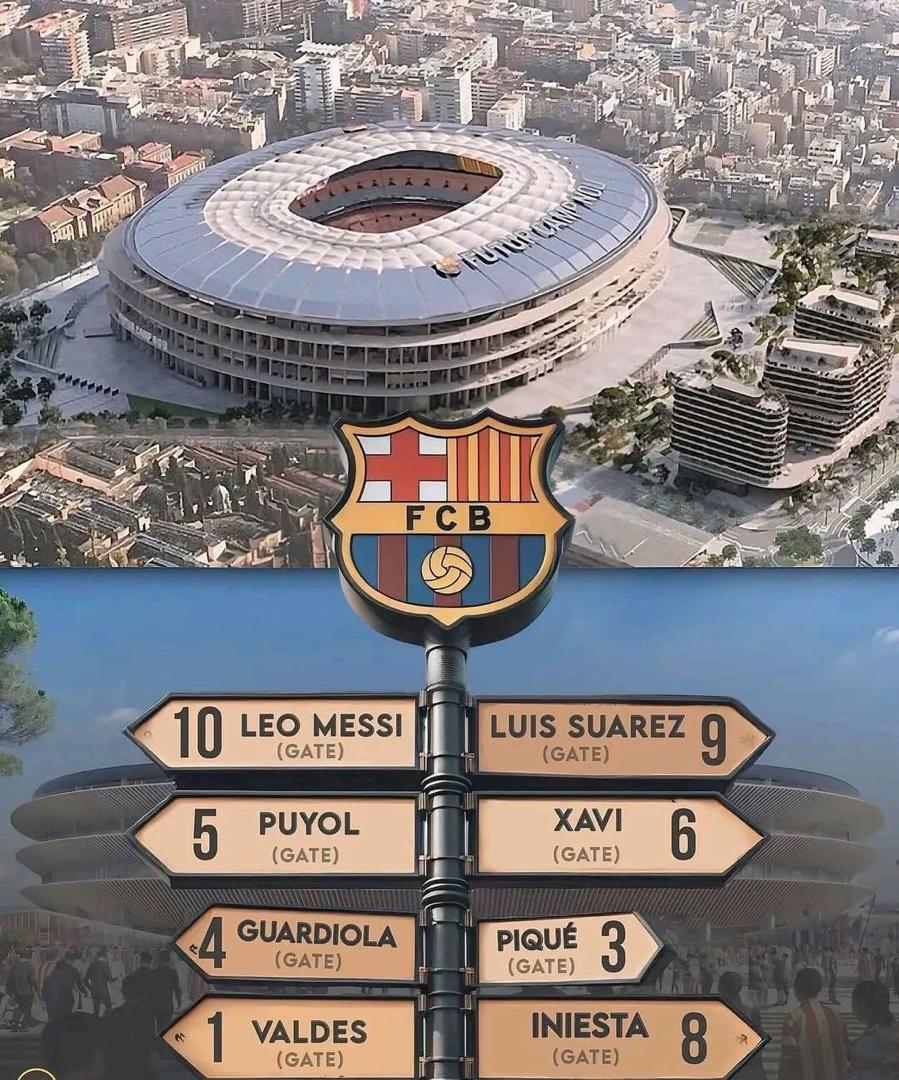 Messi for gate 10, 20 for Sergi Roberto – Camp Nou to name gates after club legends -Reports