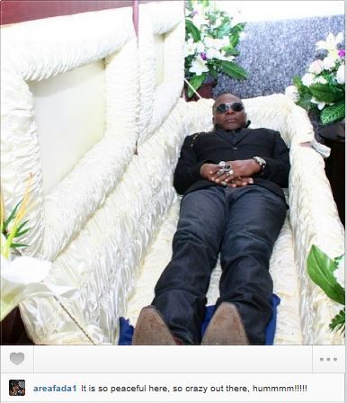 Sleeping in a coffin is more comfortable than on a bed – Musician