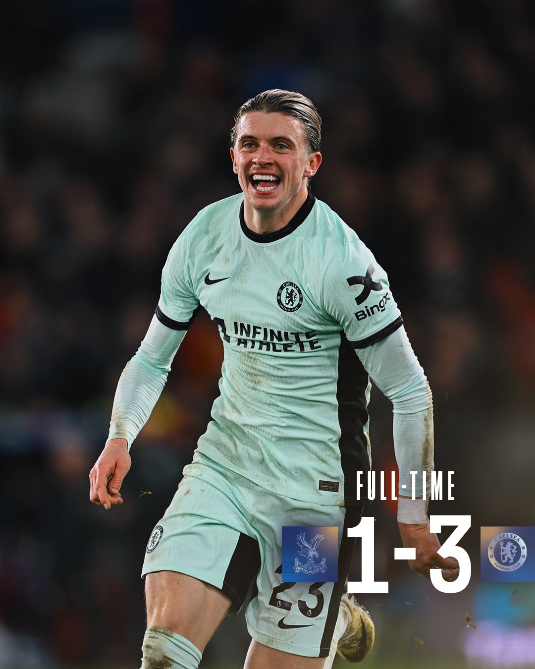 Gallagher punishes Crystal Palace in game against Chelsea