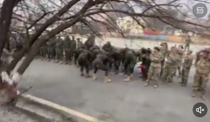 Ghanaian soldiers impress foreign counterparts with their energetic jama songs