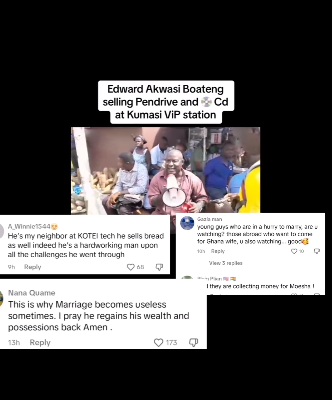 Evangelist Edward Akwasi Boateng spotted selling pendrives, CDs at Kumasi