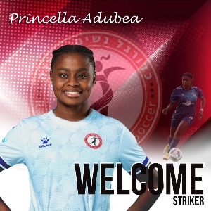 Ghana’s Princella Adubea joins Israel’s Hapoel Raanana Women FC