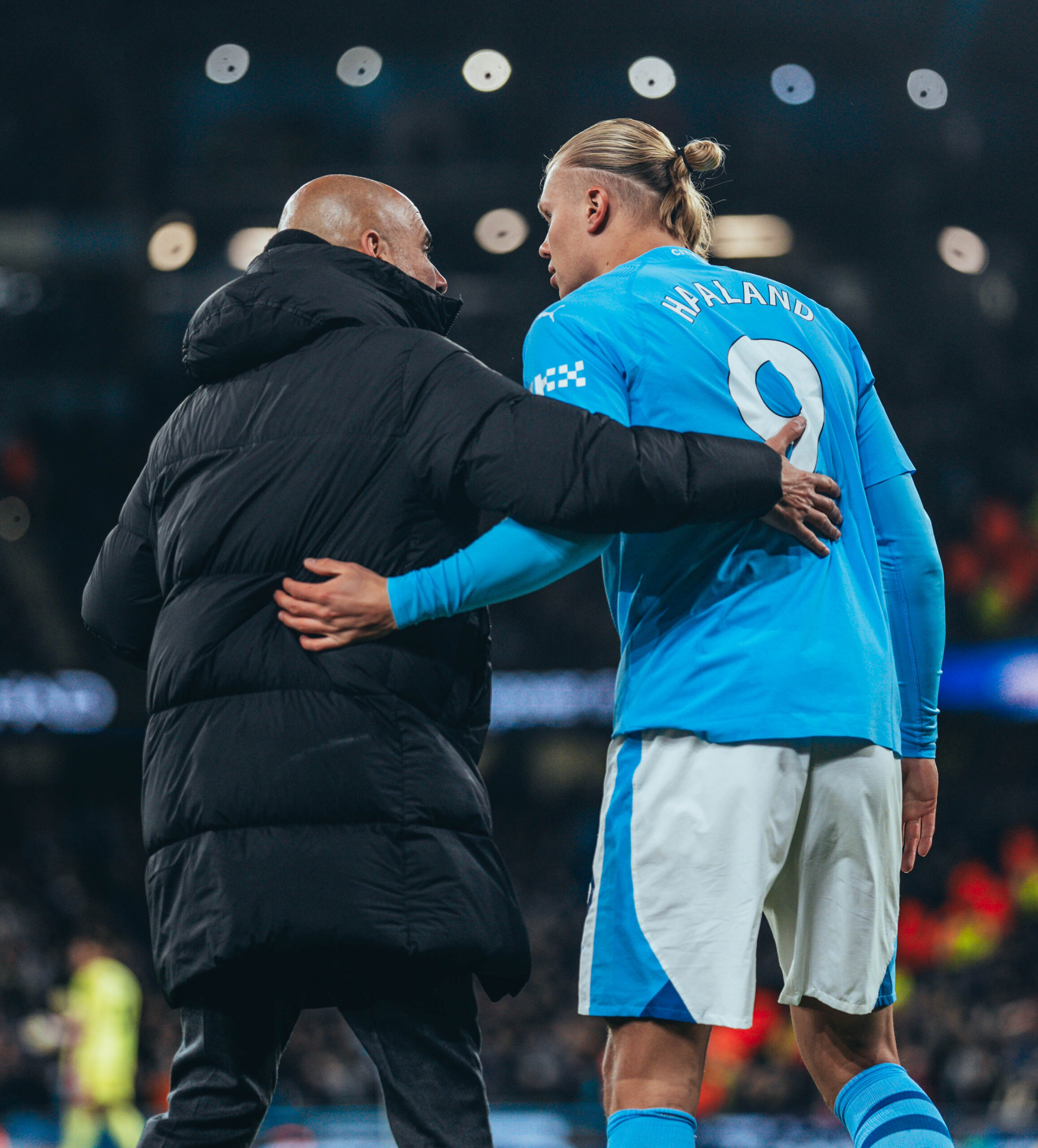 Don’t be obsessed with goals, motivate your teammates – Guardiola urges Haaland