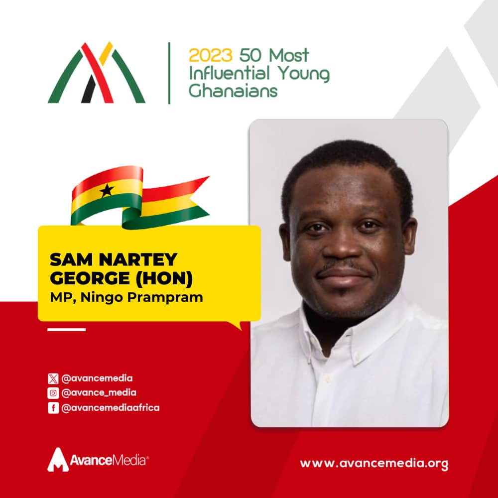 Sam George listed among 2023 50 Most Influential Young Ghanaians
