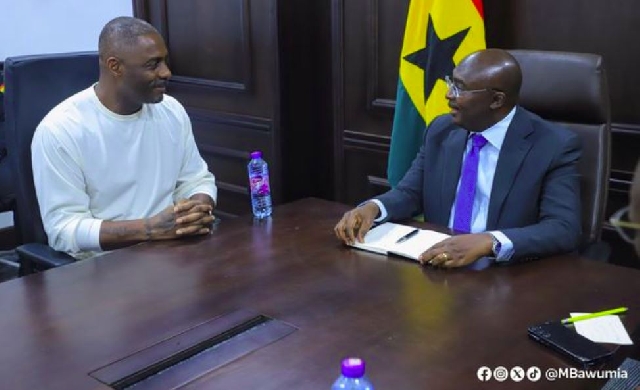 Idris Elba and Bawumia discuss creative arts in Africa