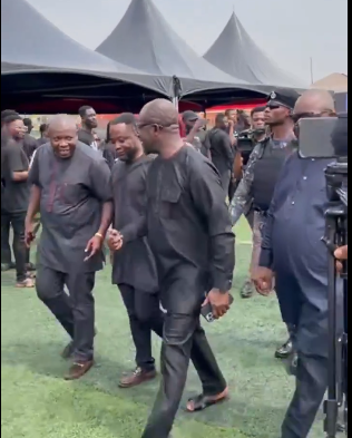 VIDEO: GFA’s Kurt Okraku arrives at Raphael Dwamena’s funeral