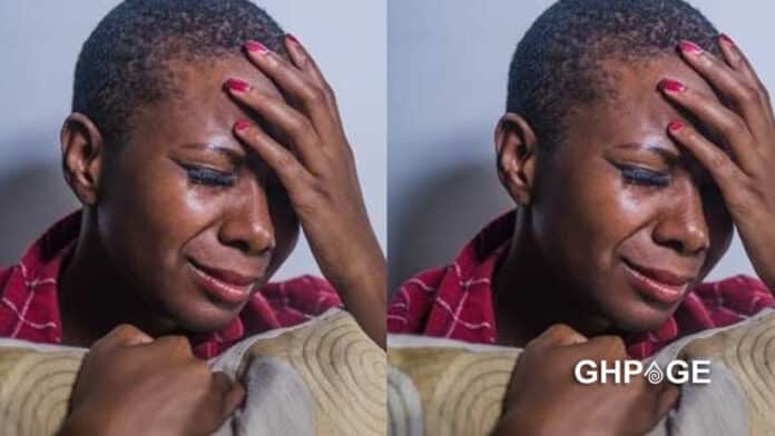 Young Ghanaian woman tearfully shares painful story of heartbreak