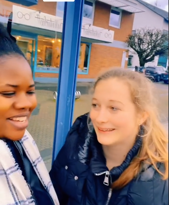 Watch white woman in Germany speak fluent Twi, ‘mep3 fufuo ne abenkwan paa’ she says