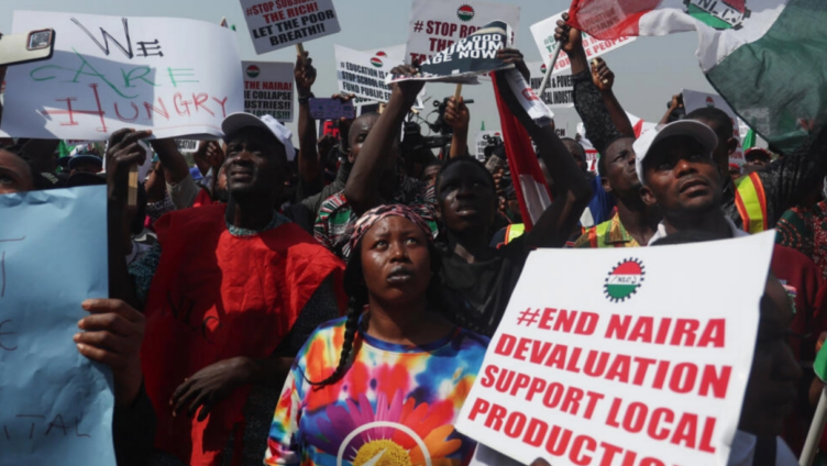 Thousands in Nigeria rally against soaring expenses