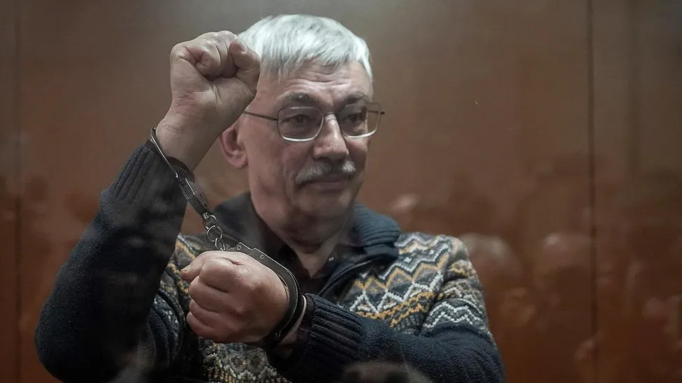 Russian human rights activist Oleg Orlov receives a jail term