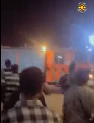 Firefighters run for their lives after being attacked by Konongo-Odumasi residents