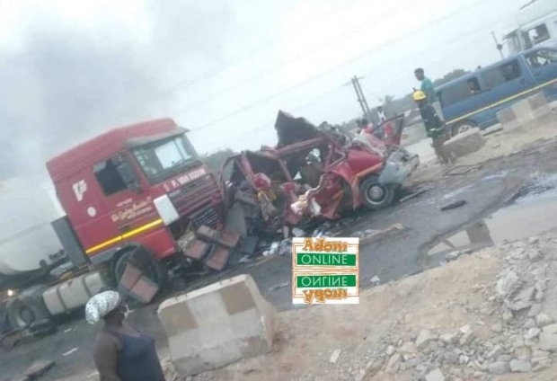 Tanker-trotro collision kills 7 at Amasaman