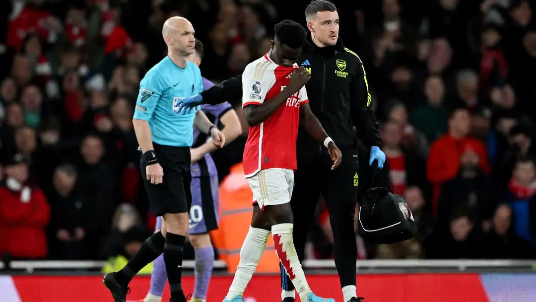 Arteta gives update on Saka’s injury scare during Liverpool clash