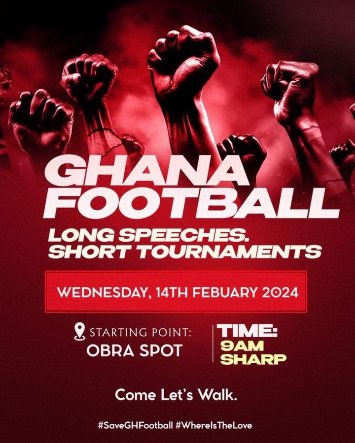 #SaveGhanaFootball demo: Hundreds to hit the streets of Accra today